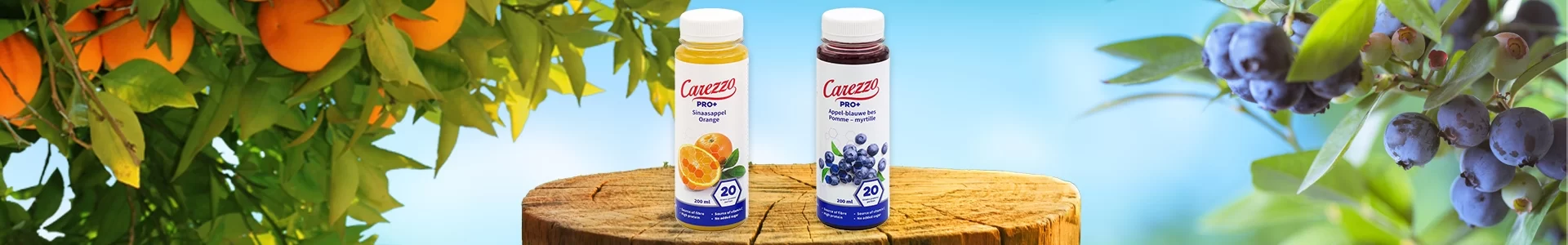 NIEUW: Carezzo Pro+ fruitdrinks met 20 gram eiwit!