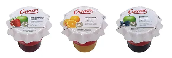 Carezzo fruitsap wordt fruitdrink dienend als eiwitdrank
