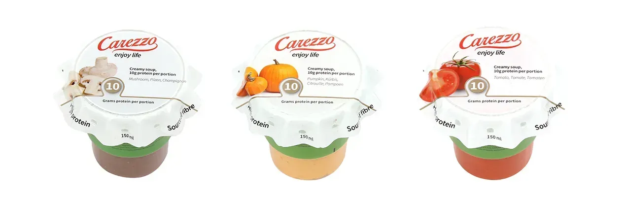 Carezzo eiwitverrijkt eten en drinken 